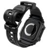 Etui z paskiem Spigen Rugged Armor Pro do Apple Watch 10 / 11 (42 mm) – Czarny Matowy (Matte Black)